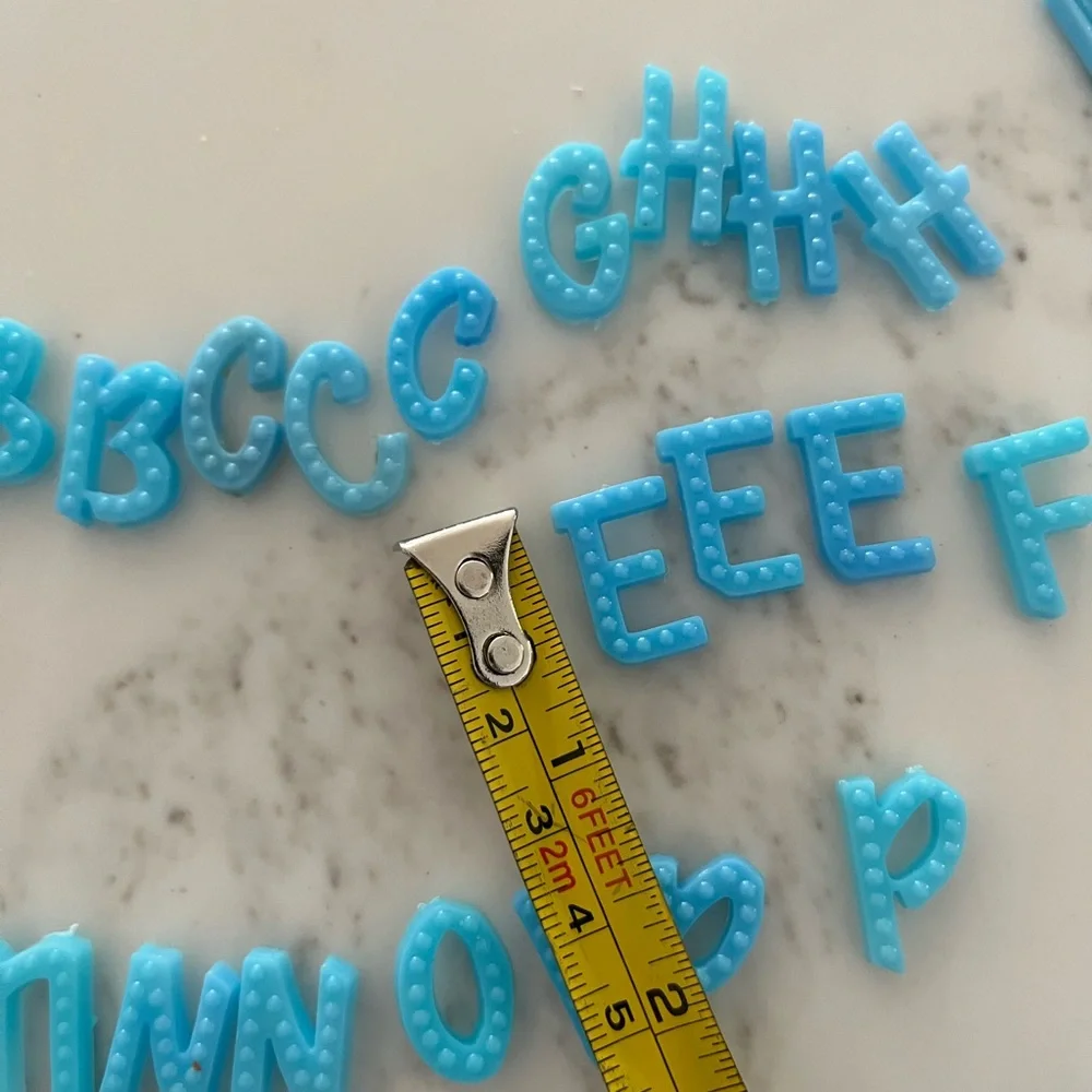 Happy birthday plastic signs and letters/numbers for cakes & cupcakes & signs!